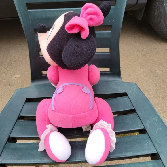 Mattel Disney 1995 Baby Touch N Crawl Crawling Electronic Minnie Mouse Toy Doll - Picture 5 of 7